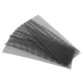 Tiiyee Flower Pot Hole Mesh Pad, Bonsai Bottom Grid Mat Mesh Drainage Screens Plant Pot Drainage Net Gasket for Indoor Outdoor Gardening Succulent Planter Prevent Soil Loss 5pcs 11.8x3.9 Inch