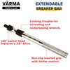 VÄRMA ProTorque 3/8” Drive Extendable Telescoping Breaker Bar with 180°