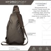 FITKICKS Hydrosport All Weather Sling Bag Unisex Crossbody Travel Hiking