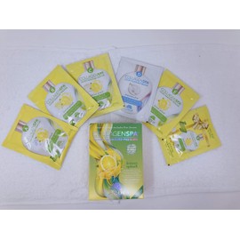 Spa Luxury Manicure and Pedicure with Collagen Bubble Crystals - Lemon Splash (1 Pack) F