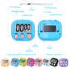 8-Pack Kids Digital Timer With 8 pcs Lanyard - Digital