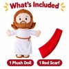 Cartoon Jesus Plush Doll Pillow – Soft Stuffed Character Toy