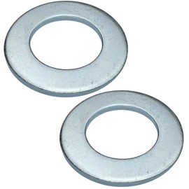 AERZETIX - C49145 - Set of 2 Flat Wider Washers - M36 Ø64mm H 4.7mm - Galvanised Steel - DIN 125 - for Wooden Structures