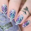 Whats Up Nails - Aztec Vinyl Stencils for Nail Art