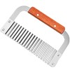 Crinkle Cutter Stainless Steel Potato Slicer Heavy Duty Wavy Crinkle