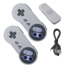 HaeKap Wireless Retro Game Console, Plug and Retro Play Video Games for TV, Retro Game Stick, 4GB,5000+ Games, 1080p HDMI Output, and 2 Wireless Controller