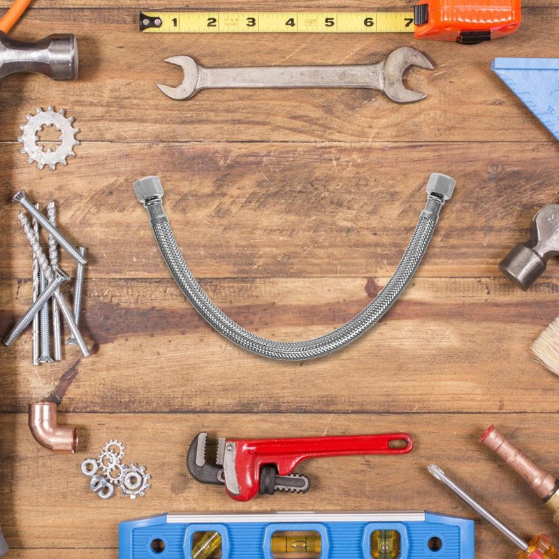 OSALADI Stainless Steel Air Compressor Hose Air Hose Air Compressor