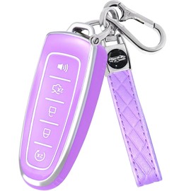 Premium TPU Key Fob Cover for Ford Vehicles with Keychain