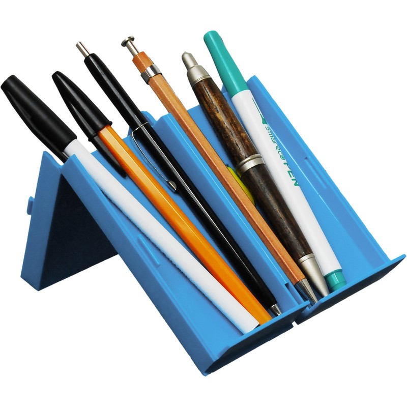 ナカバヤシ ディスプレイペンケース L 筆箱 ブルー PCN-DP02BL