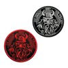 2 PCS AliPlus Viking Patches in Odin We Trust Valhalla