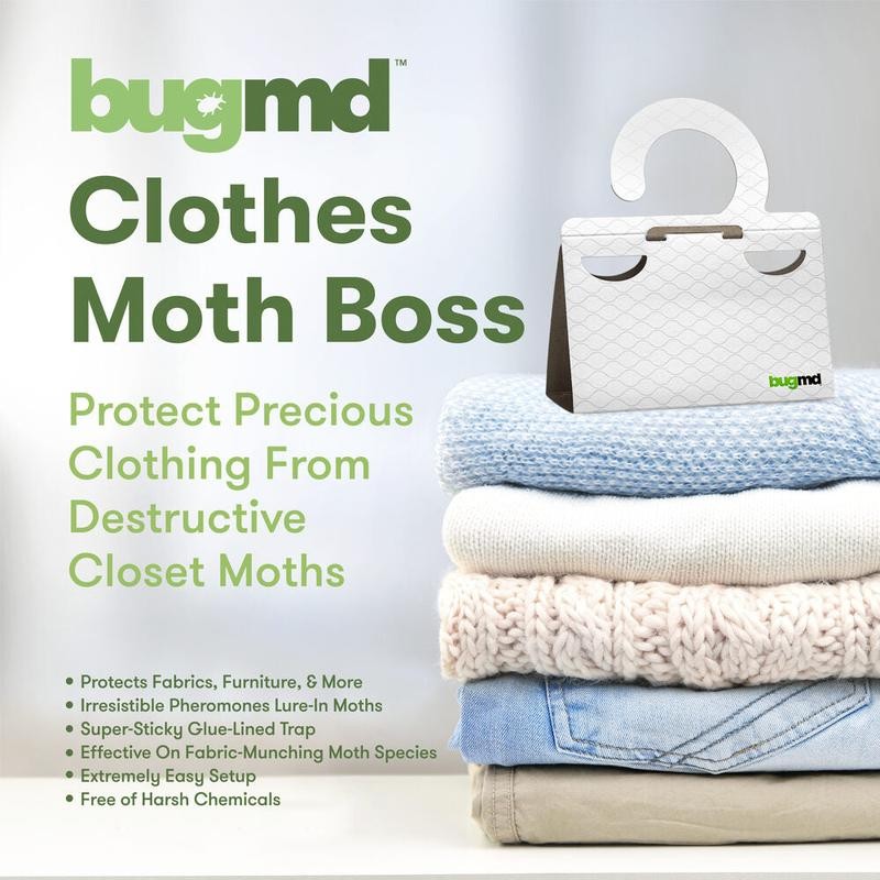 BugMD Clothes Moth Boss Sticky Glue Bug Repellent Pheromone Attractor
