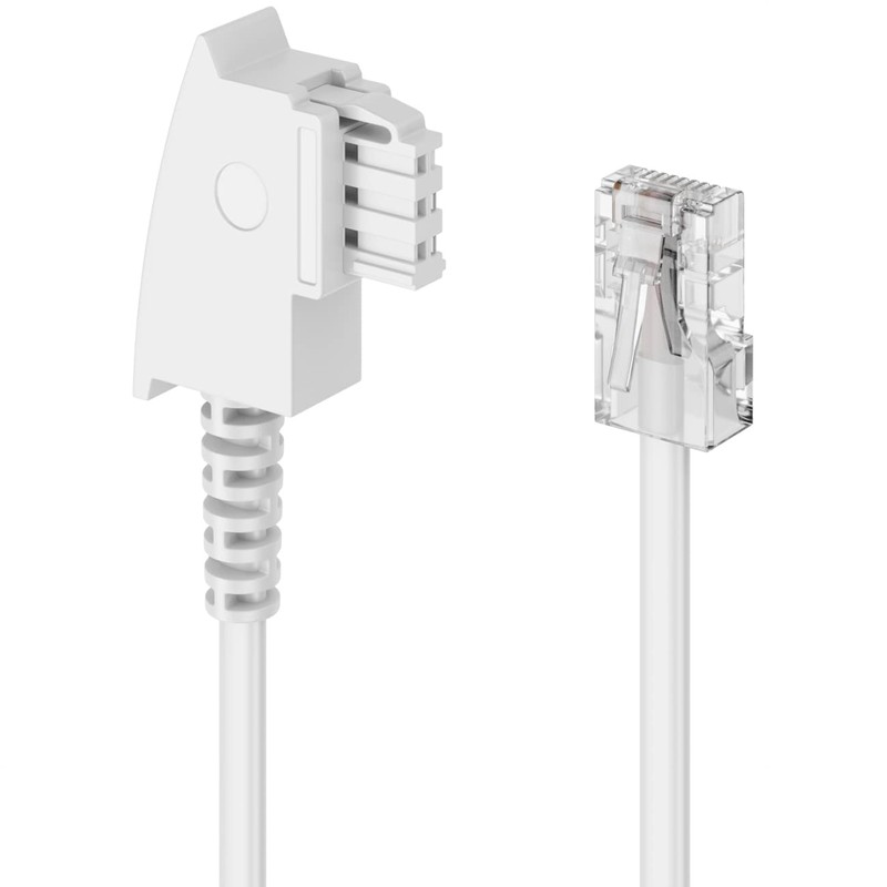 deleyCON 0.5 m Router Cable TAE-F to RJ45 (8P2C) Connection