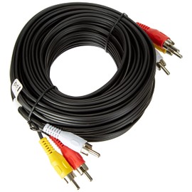 Goobay 50770 Composite Audio/Video Connector Cable, 3x RCA, 6 m Cable Length