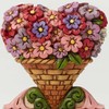 Jim Shore Heartwood Creek Mini Flower Heart Bouquet Stone Resin