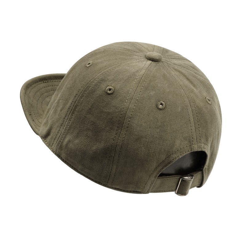 Croogo Men's Umpire Cap, Short Brim, Soft, Breathable, Solid, Simple,