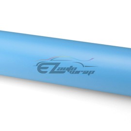 Matte Flat Light Blue Car Vinyl Wrap Sticker Decal Film Sheet with Air Release - 4"X8" (10cm x 20cm) Sample