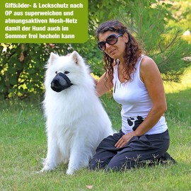 Nature Pet Gift Neoprene Protective Safety Net/Mesh Muzzle for Dogs (XS)