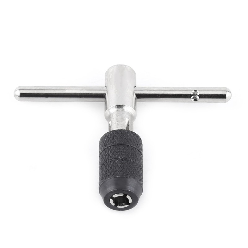 9PCS/Set Threading Tapping Tool Kit,M3x0.5/M4x0.7/M5x0.8/M6x1.0 Screw Taps T-Handle Tap Wrench