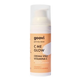 GOOVI C Me Glow Vitamin C Face Cream - Revitalisierende Gesichtscreme mit Hyaluronsäure - für strahlende, hydratisierte Haut - 50ml