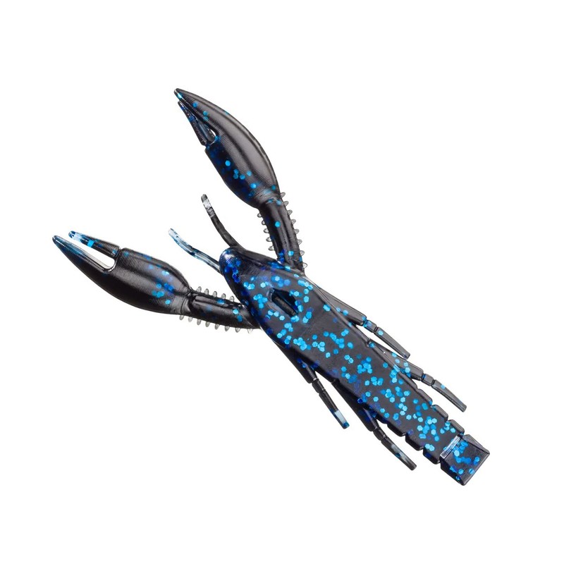 Yamamoto 3.75" Psycho DAD Black W/Blue Flake (5 Pack)