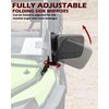 SAUTVS Adjustable Side Mirrors Compatible with Honda Pioneer 520 2021-2025,