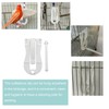 NentMent 2 Pack Cuttlebone Holder for Birds Cage with Perches