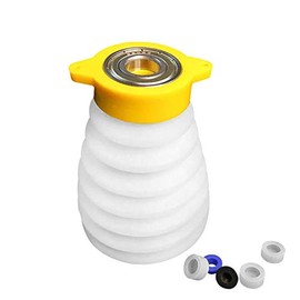 Drill Dust Collector,Electric Drill Dust Cover Collector,Silicone Electric Hammer Dustproof Cover,with 5 Sealing Rings,Electric Drill Power Tool Accessories,for Electric Hammer Drilling(S,116mm)