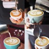 MaxMiuly Milk Frothing Pitcher,400ml Stainless Steel Milk Jug for Making