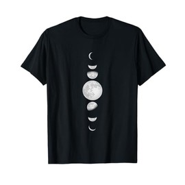 Moon phases Moon phase cycle Half moon Full moon T-Shirt
