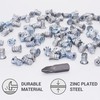 SKIR'CO (Pack of 100) Zinc Plated Euro Screws 6.2 x