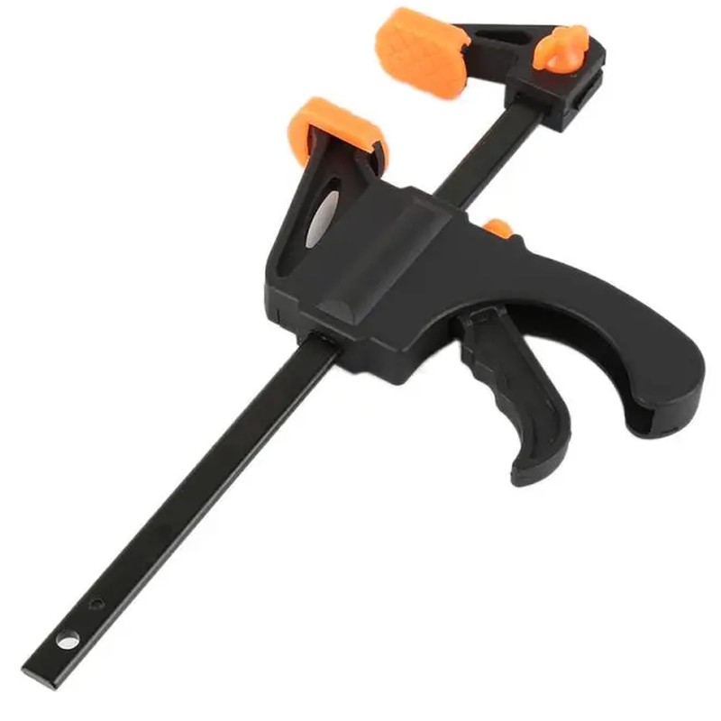 Anhoer 4Pcs Quick Grip Clamps 4" Woodworking F Clamps Quick