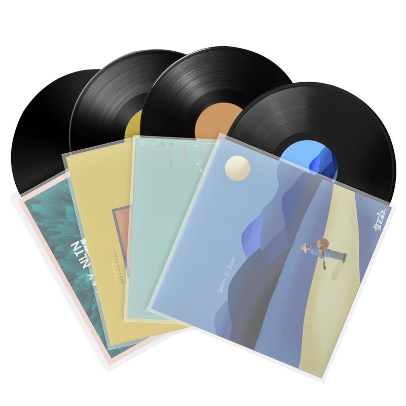 7 Inch Record Outer Bags for EP 50 Pack Double