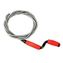 HUAREW Pipe Cleaning Spiral, Pipe Cleaning Shaft, Flexible Spiral with Claw, Extra Thin Drain Spiral, Pipe Cleaning Spiral, for Pipe Cleaning (3 m x 1 cm)