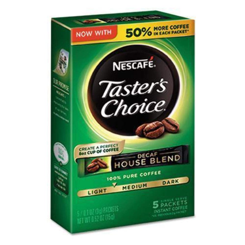 Nescafe Taster's Choice Decaf 5 Piece House Blend Instant Coffee