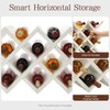 White Wine Rack for 10-Bottle, Wooden Wine Display Rack, Countertop