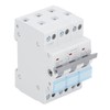 Dual Power Manual Transfer Switch DIN Rail Mount 3P Interlock