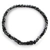 MapofBeauty 18" One Colors Fashion Three Braided Rope Tornado Necklace