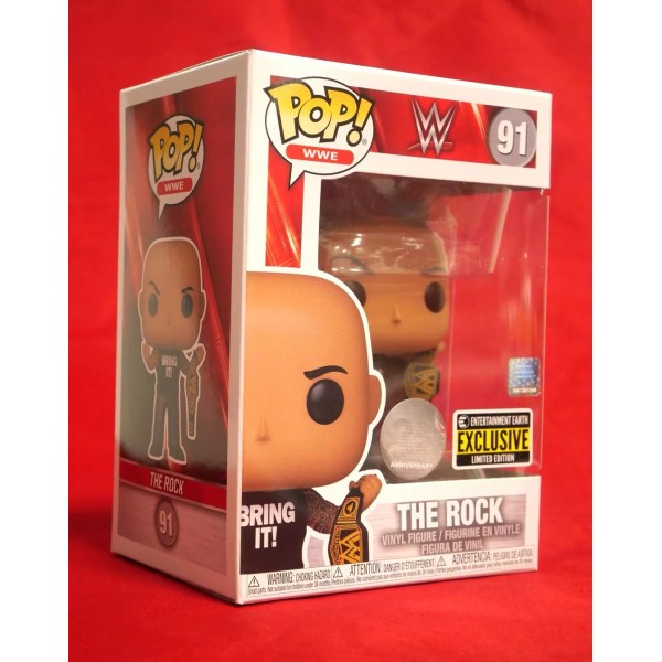 Funko WWE Funko Pop The Rock #91 25th Entertainment Earth