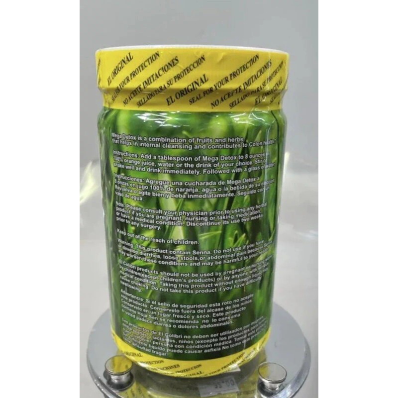 Erick Mega detox 100% natural. Polvo desentoxicador AYUDA A DESINTOXICAR