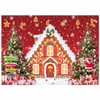 XEYSM 7X5FT Christmas Backdrops Christmas Gingerbread House Backdrop Kids Christmas Photography Backdrop Christmas Family Party Decor Backdrop XY114