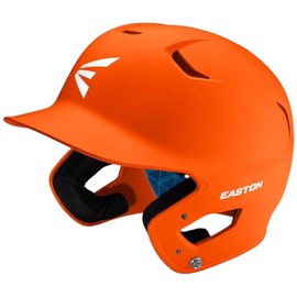 Easton Z5 2.0 Batting Helmet | Baseball Softball | Junior | Matte Orange | 2020 | Dual-Density Impact Absorption Foam | High Impact Resistant ABS Shell | Moisture Wicking BioDRI Liner | Removable E
