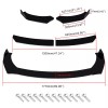 CNPAPC For Corolla SE LE Front Rear Bumper Lip Spoiler