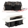 12V RV Side Vent Fan, Air Vent Ventilation Fan with