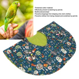 Honio Parrot Shoulder Diaper Shawl, Prevent Scratching Biting Multifunctional Convenient Parrot Shoulder Protector for Parakeets for Pet Supplies