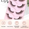 3D False Eyelashes, 5 Pairs, Fox Eyelashes, Natural Fake Lashes,