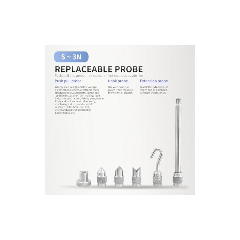 Digital Force Gauge Push and Pull Meter Dynamometer Tension Pressure