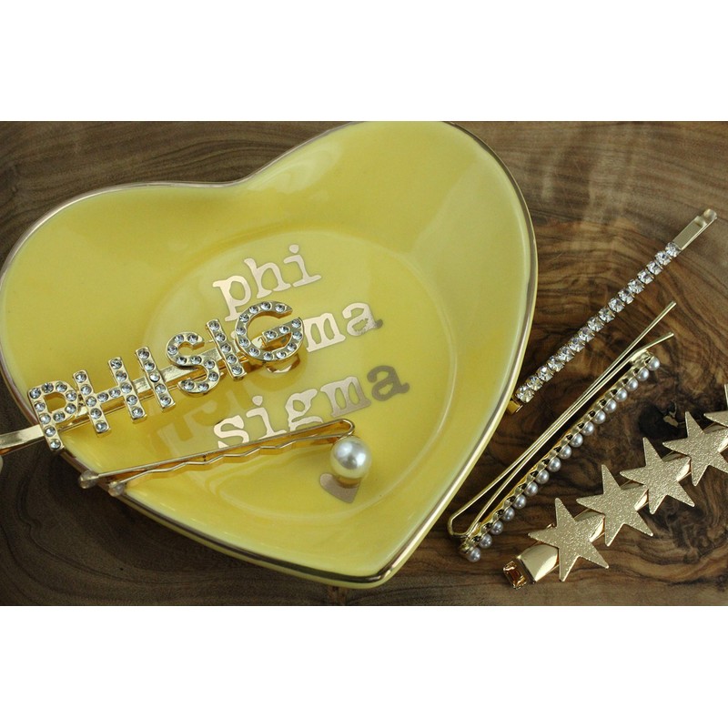 Phi Sigma Sigma - Sorority Hair Clips - 6/pack