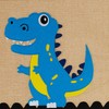Relaxdays Storage Box, Dinosaur, Fabric Box for Children, Foldable, HBD: