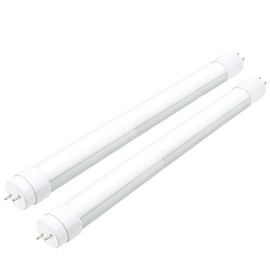 WYZM F15T8 LED Replacement Bulb,7W,840lm Output,5000K Daylight White,F15T8 LED Rotatable End Caps,Frosted Cover 18 Inch Led Tube Light,85-265VAC (120V 4Pack)