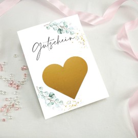 6 Scratch Cards to Write Yourself – Voucher Blanco – Scratch Cards for Your Own Text Gifts Gift Ideas as a Gift Voucher for Birthday